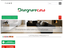 Tablet Screenshot of disegnarecasa.com